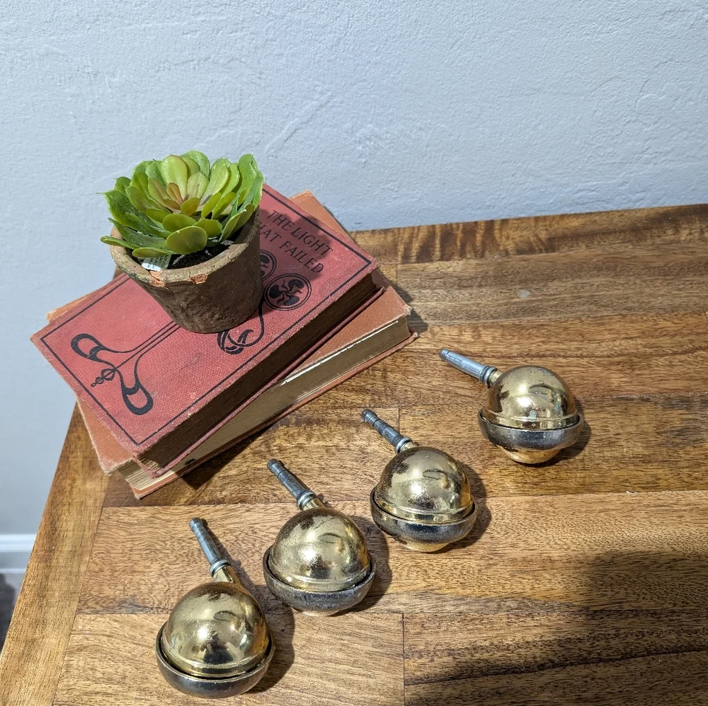 Mid Century Shepherd Metal Casters wheels  (set of 4)